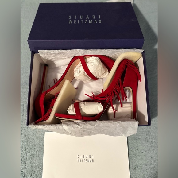 MAKE OFFER NOW!!!LAST CHANCE!!!CLOSING!!!💋STUART WEITZMAN💋NUDIST STILETTO - Picture 6 of 7